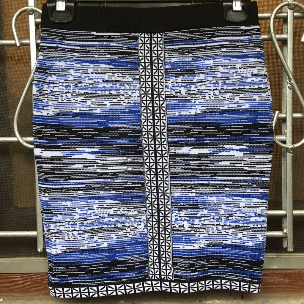 Parker Napoleon Blue White Black Mini Stretch Xs